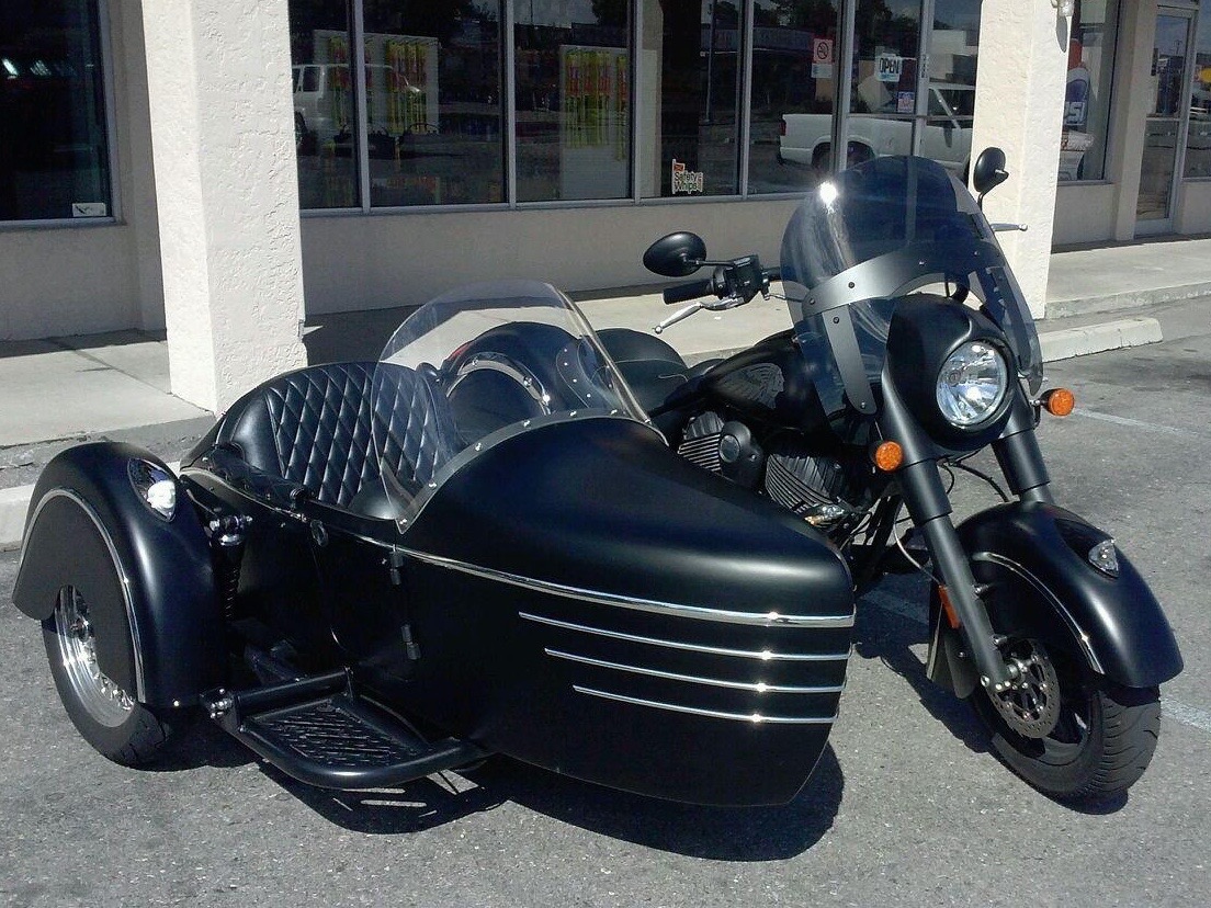 Wow. Check out this Indian sidecar!