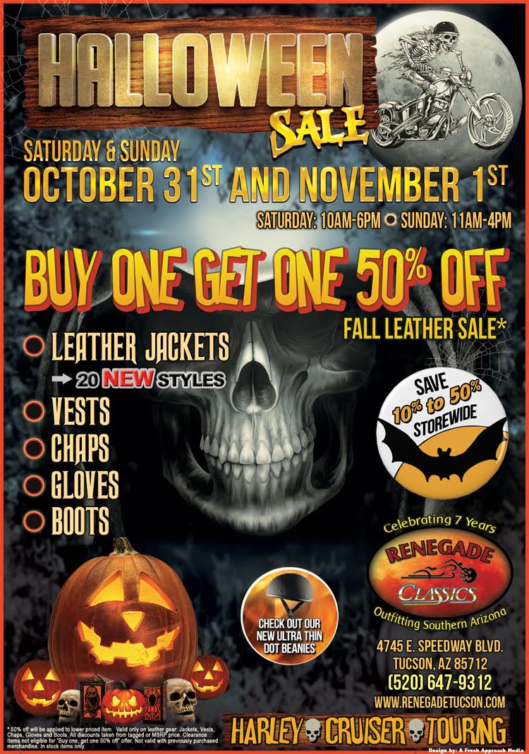HALLOWEEN SCARY SALE IS ON! | Renegade Classics Tucson